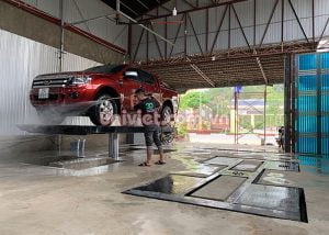 Cầu nâng 1 trụ rửa xe