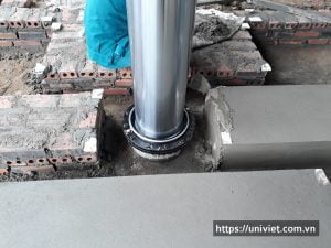 Phần ty ben bên trong cầu nâng 1 trụ