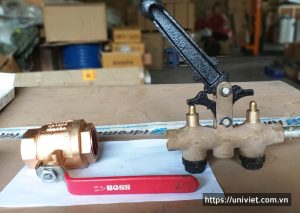 Bộ tay khóa dầu cầu nâng 1 trụ