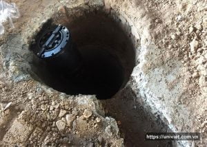 lắp đặt cầu nâng 1 trụ