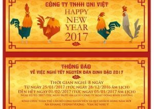 Thông báo nghỉ tết năm 2017