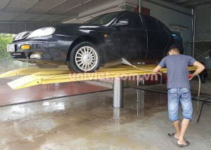 Cầu nâng 1 trụ rửa xe