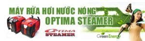 Máy rửa xe hơi nước nóng Optima Steamer