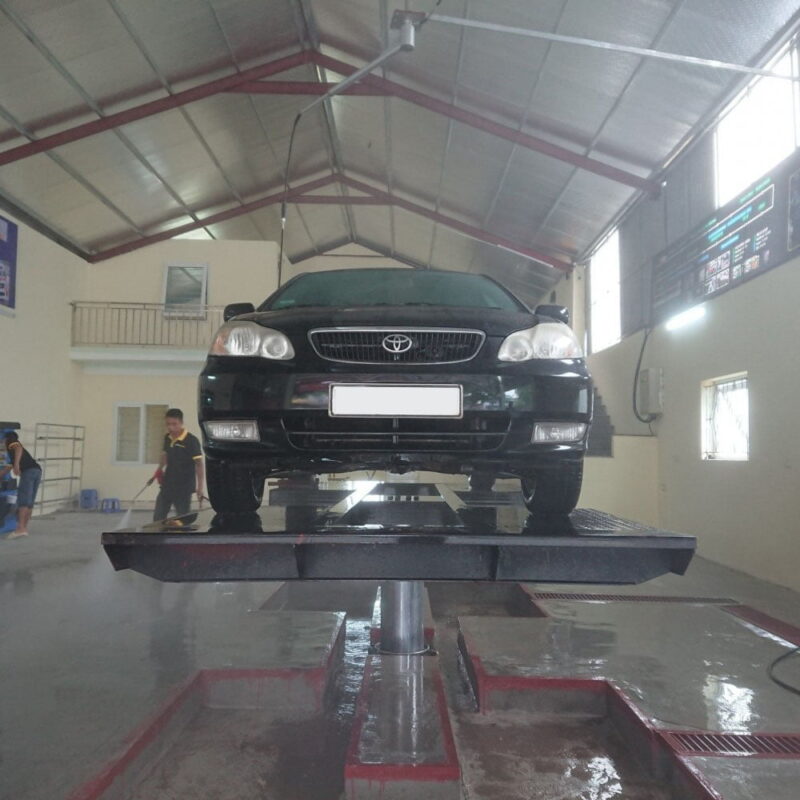 Cầu nâng 1 trụ rửa xe Ấn Độ Senok