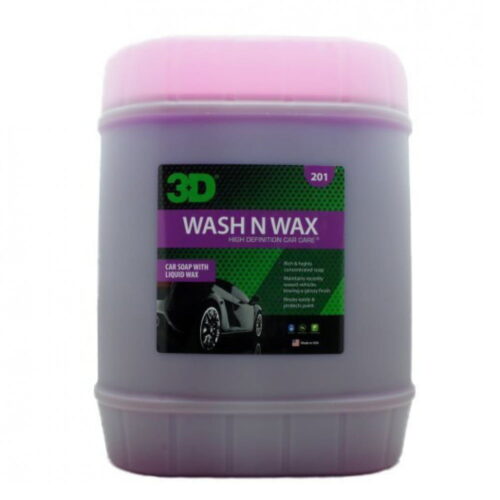 Nước rửa xe tăng cường độ bóng 3D Wash N Wax 5 Gallon (19L) | 201G05 3 Nước rửa xe tăng cường độ bóng wash n wax 5 Gallon