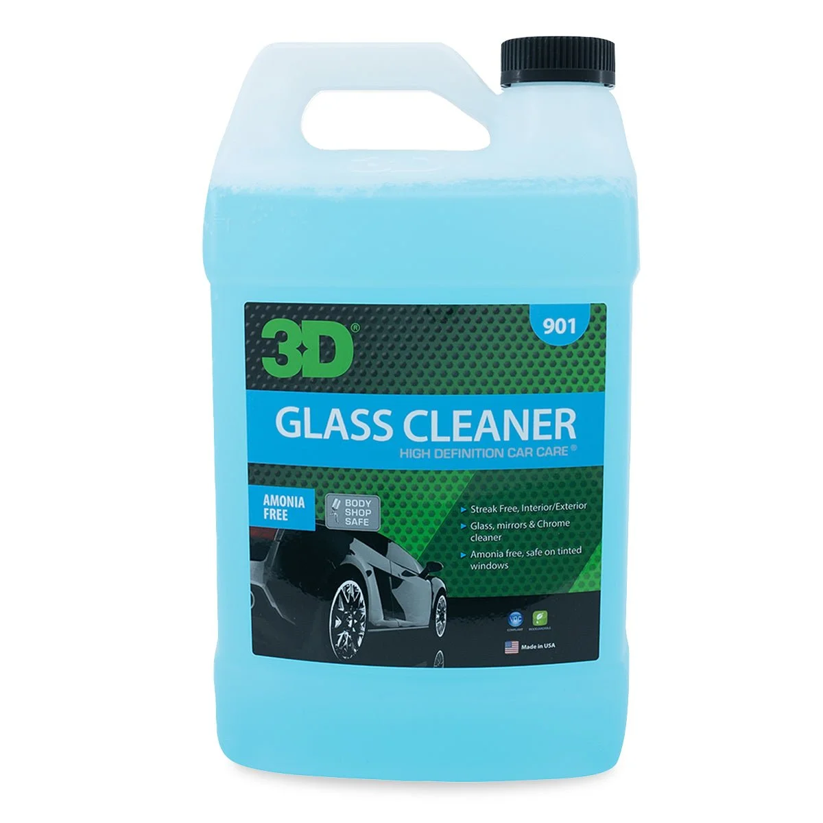 Sản phẩm nước tẩy rửa kính 3D Glass Cleaner 1 Gallon (3,8L) | 901G01 1 sản phẩm tẩy rửa kính Glass Cleaner 1 gallon