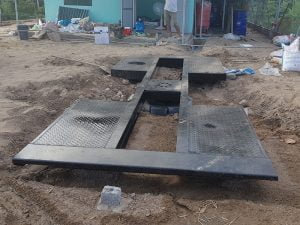 mặt cầu nâng 1 trụ