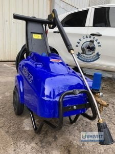 Cách treo súng và cách treo dây áp lực của máy rửa xe cao áp Mazzoni KC3000