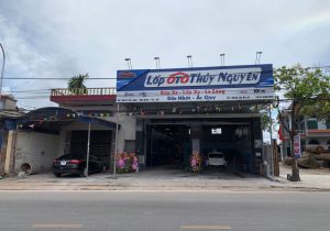 Mặt tiền của trung tâm chăm sóc xe Thủy Nguyên