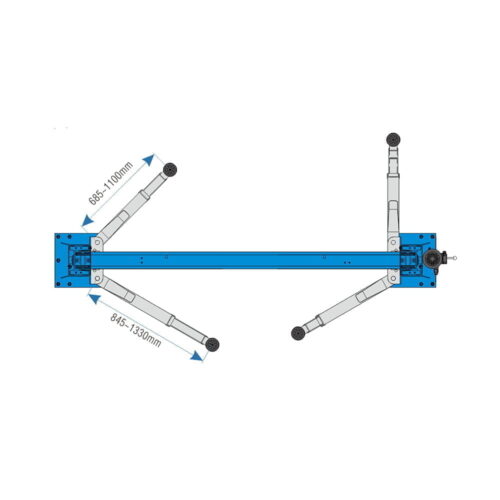 Cầu nâng ô tô 2 trụ giằng trên (cáp trên) Hauvrex HTL3140 8 Cầu nâng ô tô 2 trụ giằng trên (cáp trên) Hauvrex HTL3140