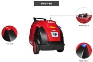 Máy rửa xe hơi nước nóng Optima Steamer DMF