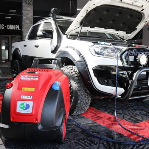Máy rửa xe hơi nước nóng Optima Steamer DMF 29 Máy rửa xe hơi nước nóng Optima Steamer DMF