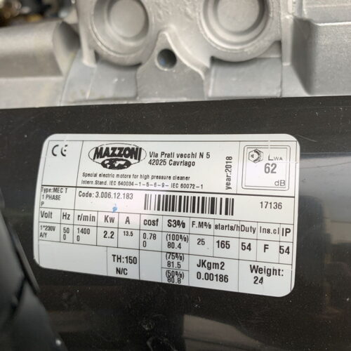 Máy rửa xe nước nóng lạnh Mazzoni MH3001