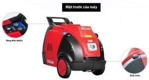 Máy rửa xe hơi nước nóng Steamer Optima Est 18k