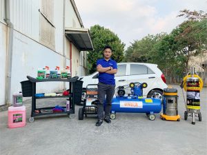 Bộ thiết bị cho trạm rửa xe điện 1 pha