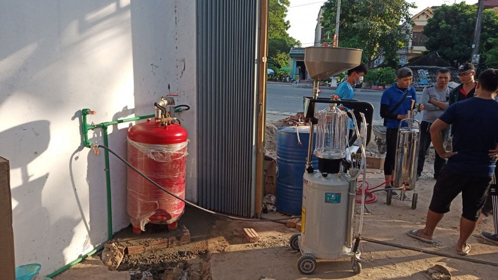 Lắp đặt trạm rửa xe tại Quảng Ninh