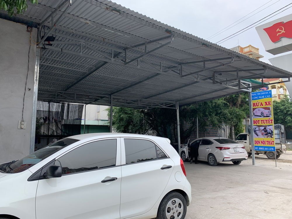 Lắp đặt trọn bộ thiết bị rửa xe cho trạm ở Ninh Bình 