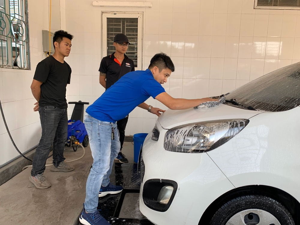 Hoàn thiện lắp đặt và đào tạo tại trung tâm chăm sóc xe Tiên Yên - Quảng Ninh 