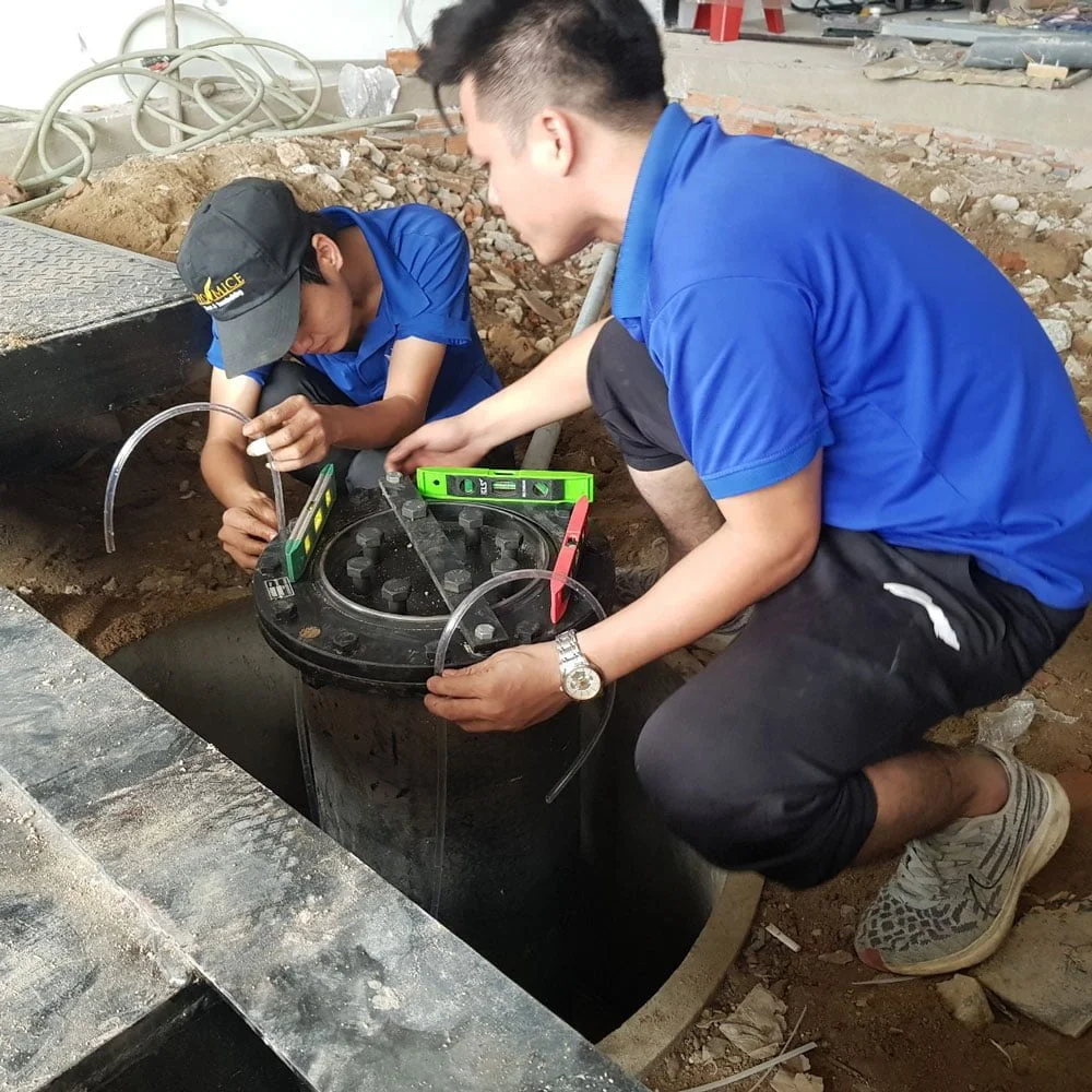 Lắp đặt trọn bộ máy rửa xe cho anh Nam tại Nha Trang