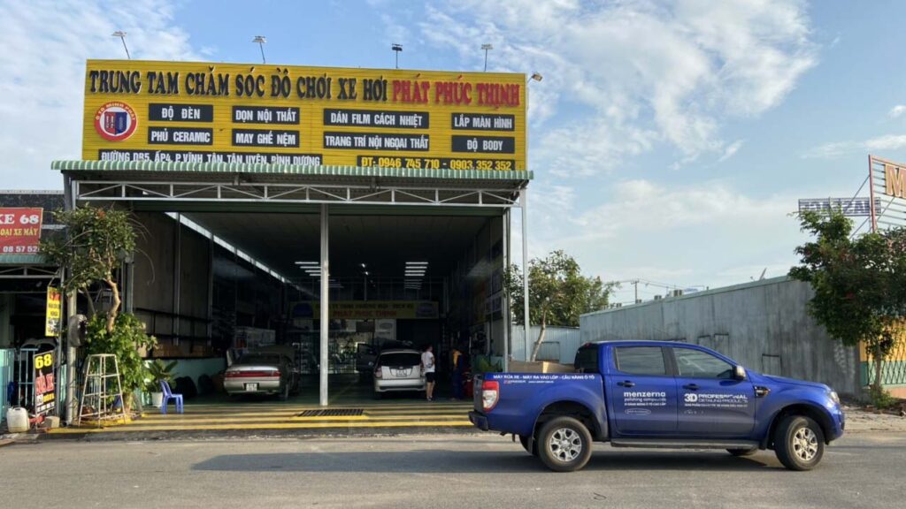 Tiệm rửa xe chuyên nghiệp
