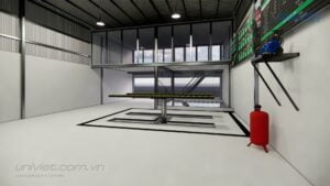 Mô hình 3D Trung tâm chăm sóc xe chuyên nghiệp tại An Giang