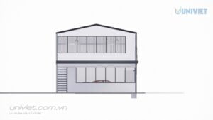 Mô hình 3D Trung tâm chăm sóc xe hơi chuyên nghiệp tại Bình Thuận
