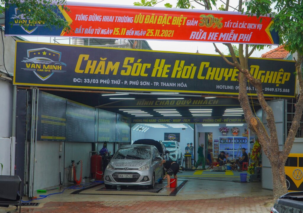 Trung tâm chăm sóc xe chuyên nghiệp Văn Minh Car Spa