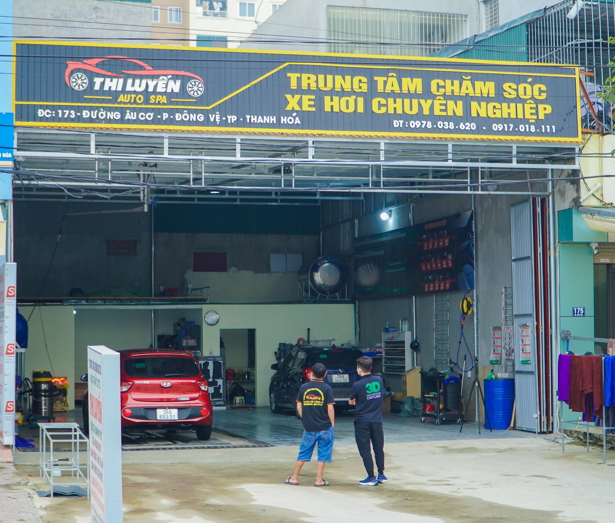 Trung tâm chăm sóc xe hơi chuyên nghiệp Thi Luyến Auto Spa tại Thanh 