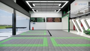 Mô hình 3D Trung tâm chăm sóc xe hơi chuyên nghiệp tại Vĩnh Phúc