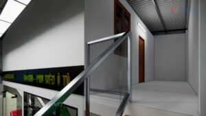 Mô hình 3D Trung tâm chăm sóc xe hơi chuyên nghiệp tại Hà Nội