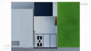 Mô hình 3D Trung tâm chăm sóc xe hơi chuyên nghiệp tại Hà Nội