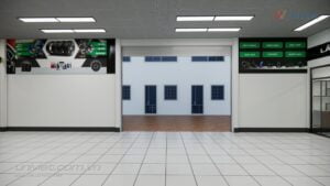 Mô hình 3D Trung tâm chăm sóc xe hơi chuyên nghiệp tại Thanh Hóa