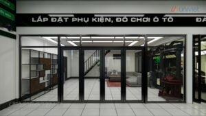 Mô hình 3D Trung tâm chăm sóc xe hơi chuyên nghiệp tại Thanh Hóa