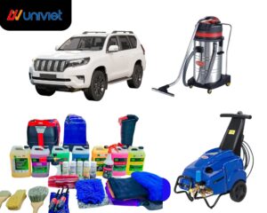 Bộ dụng cụ rửa xe ô tô tại nhà sẽ gồm những gì