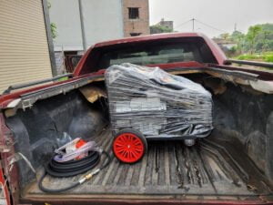 Bàn giao máy rửa xe cho Trạm rửa xe của anh Lực tại Bắc Ninh 1 Giao-may-rua-xe-cho-anh-luc