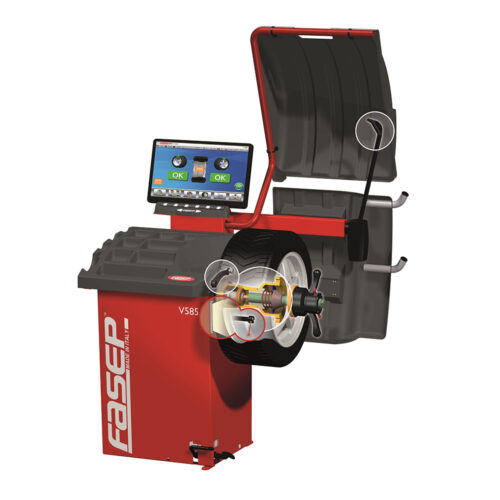 Máy cân bằng lốp ô tô FASEP V585.2 9 Máy cân bằng lốp FASEP V585.2
