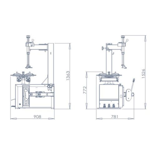 Máy ra vào lốp REGIT LN-850 9 Máy ra vào lốp REGIT LN-850