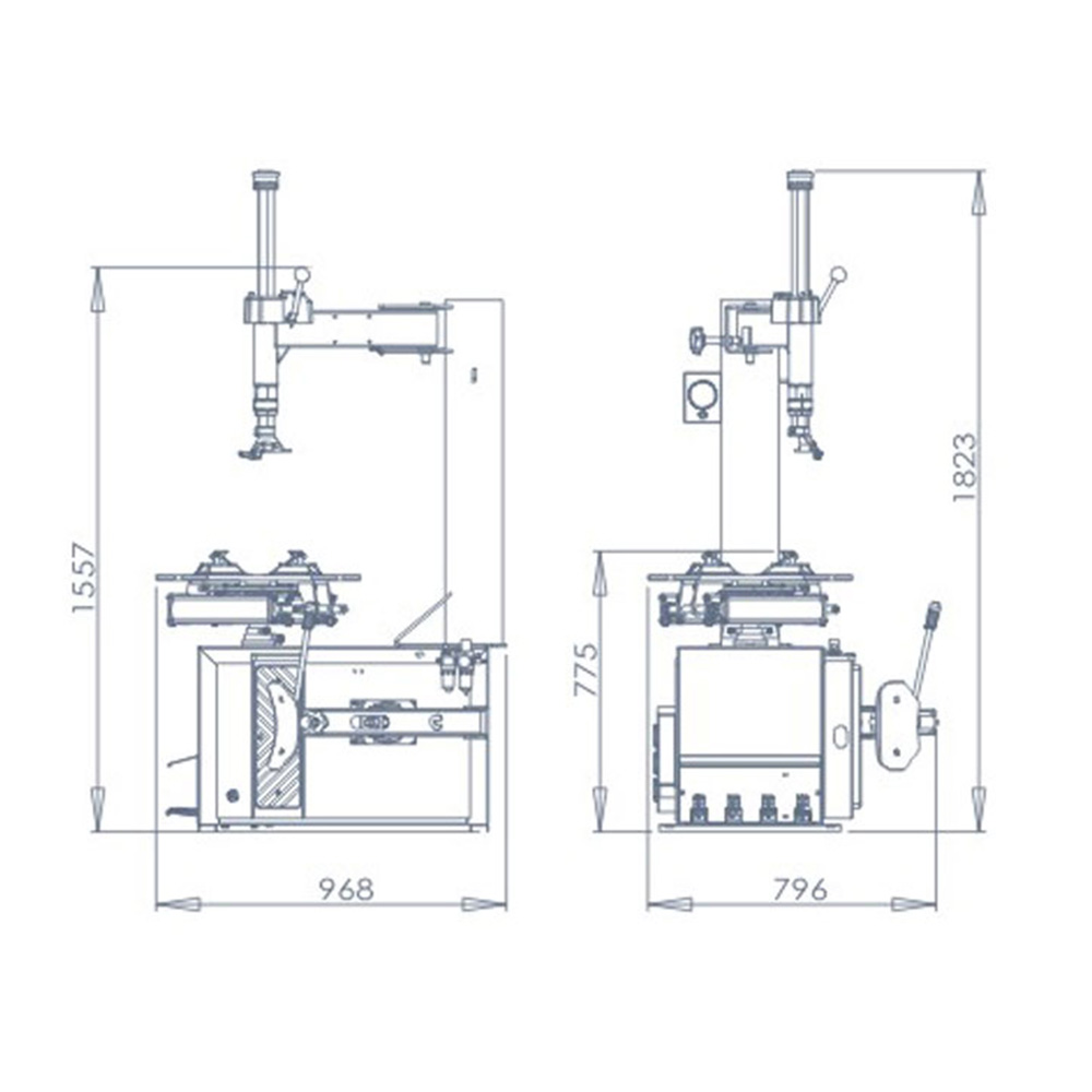 Máy ra vào lốp REGIT LN-880 5 Máy ra vào lốp REGIT LN-880