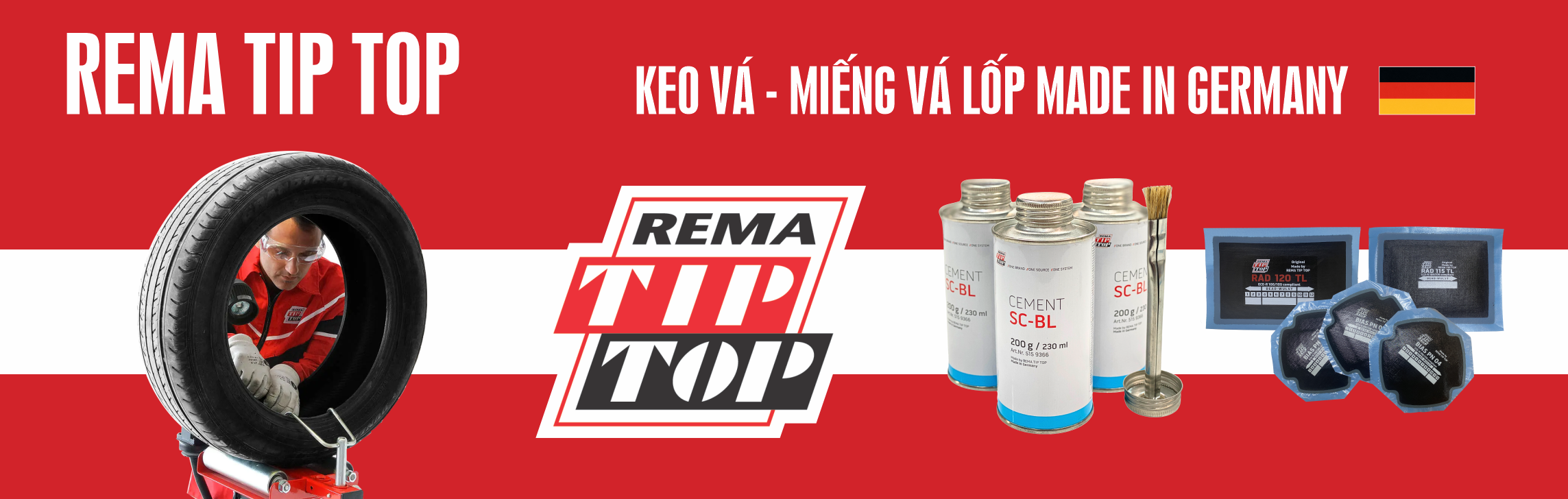 Keo vá - Miếng Vá Rema Tip Top Germany