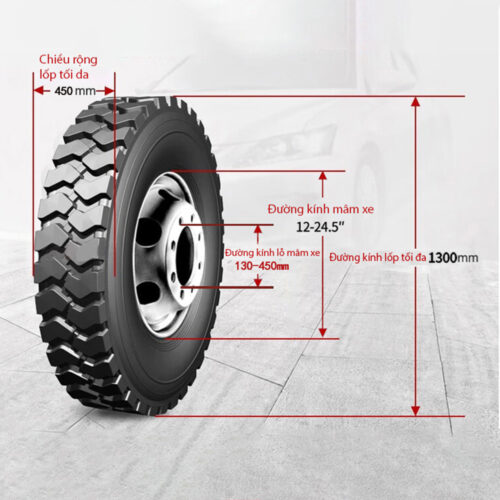 Máy ra vào lốp xe tải UNIVIET U609