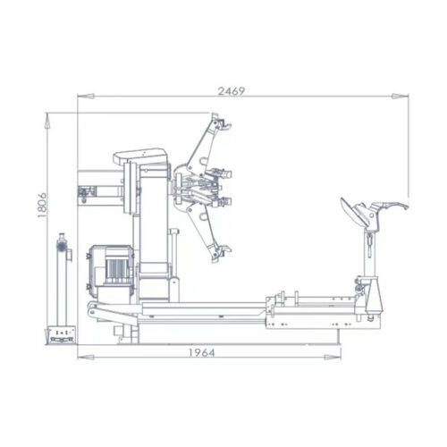Máy ra vào lốp xe tải REGIT LN-230