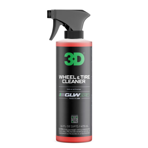 Dung dịch tẩy rửa bánh và lốp xe 3D GLW Series Wheel & Tire Cleaner 16 Oz (470ml) | 340OZ16