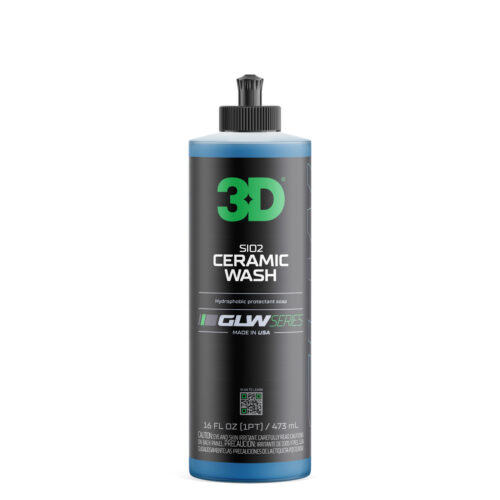 Nước rửa xe tăng cường độ bóng và bảo vệ sơn 3D GLW Series SiO2 Ceramic Wash 16 Oz (470ml) | 342OZ16