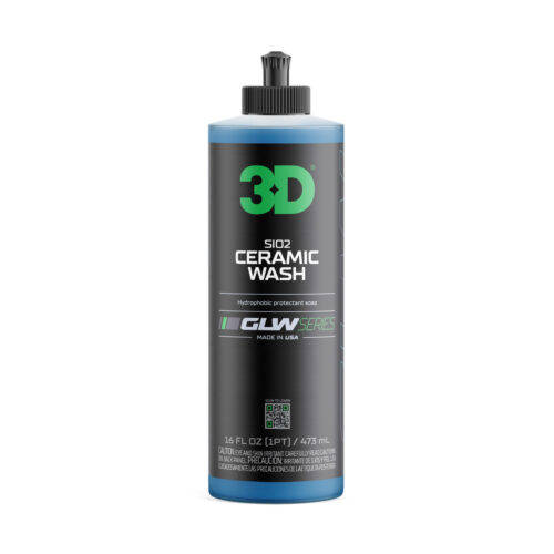 Nước rửa xe tăng cường độ bóng và bảo vệ sơn 3D GLW Series SiO2 Ceramic Wash 16 Oz (470ml) | 342OZ16