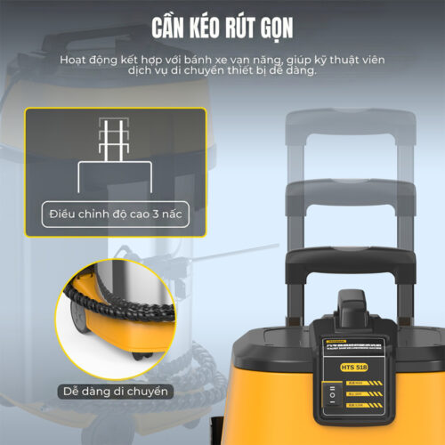 Máy bắn trấu vệ sinh họng nạp bằng vỏ hạt óc chó AUTOOL HTS518