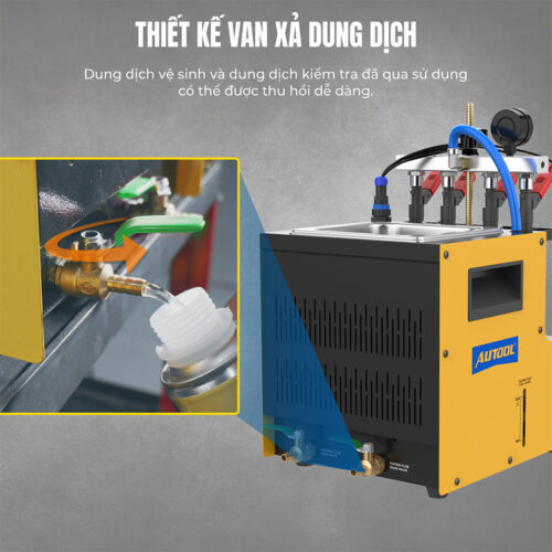 Máy kiểm tra và súc rửa kim phun AUTOOL CT160