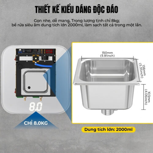 Máy kiểm tra và súc rửa kim phun AUTOOL CT160