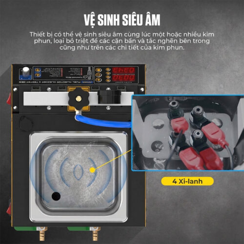 Máy kiểm tra và súc rửa kim phun AUTOOL CT160