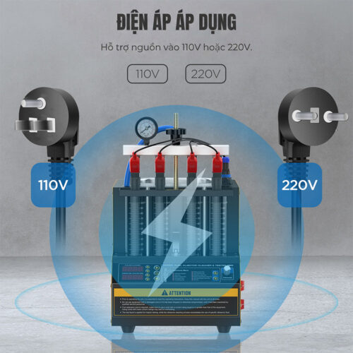 Máy kiểm tra và súc rửa kim phun AUTOOL CT160