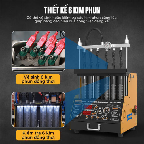 Máy kiểm tra và súc rửa kim phun AUTOOL CT400 GDI
